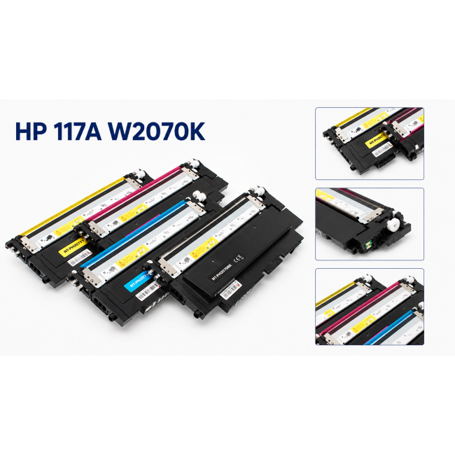 Zestaw tonerów HP 117A W2070K do drukarek MFP 178 NW/150 NW/MFP179 FNW